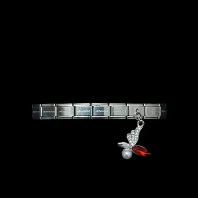 Kırmızı İnci Zarafeti Charm Bileklik