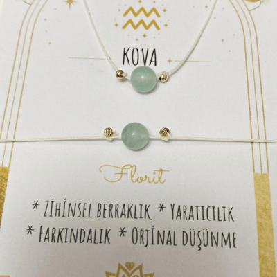 Kova Burcu Florit Zihinsel Berraklık & Yaratıcılık Bilekliği